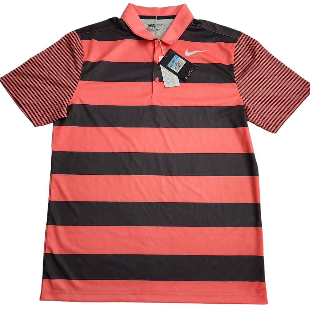 Nike Golf Standard Fit Dry Fit Color 676 Polo Shirt Size M